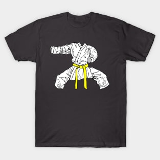 Martial Arts: Yellow Belt Katate Gi T-Shirt